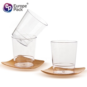 De grado de alimentos claro mini desechable de plástico de agua postre Copa - Product Image 3