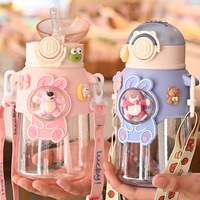 Tasse à paille mignonne pour bébé de Madou Portable School Camping Plastic Lid Accessory Direct Drinking Customizable Logo Designed