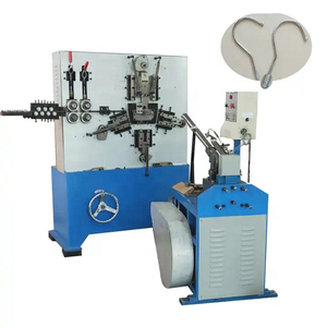 Máquina automática de doblado y enhebrado de gancho para colgar ropa de alambre redondo de Metal - Product Image 1
