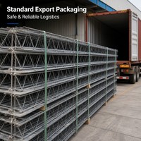 Plateau de plancher en treillis d'acier renforcé Zhenpeng TD6-150(2) à haute résistance, galvanisé, livraison directe d'usine