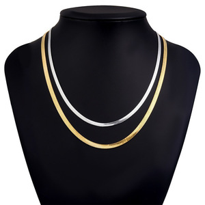 Collar de Acero de Titanio Meiya, Cadena con Forma de Corazón, Color Oro y Plata, Joyería de Moda, Regalo - Product Image 3