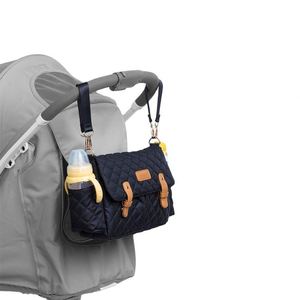 Organizador de cochecito negro para bebé, personalizado, con portavasos y correas para el hombro, de fábrica BSCI. - Product Image 4