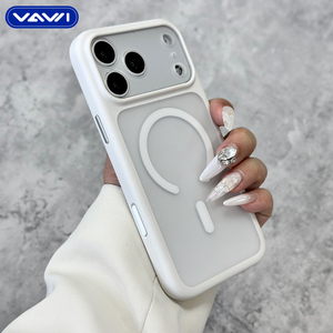 VAWI B494 Coque de protection magnétique antichoc en PC effet mat <span class=keywords><strong>pour</strong></span> iPhone 18 17 16 15 Pro Max et Samsung - Product Image 5