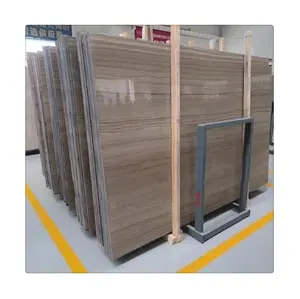 Athens grey wood marble polishing slabs with competitive price
