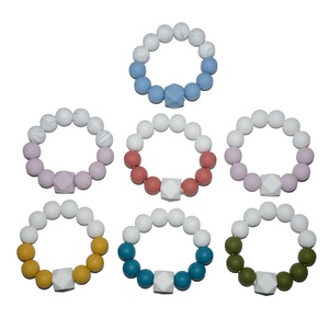 68 diferentes colores surtidos cuentas de dentición redondas clásicas de silicona - Product Image 6