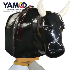 5 meters round crazy custom adult bullfighting inflatable game mechanical bull riding competition for sale