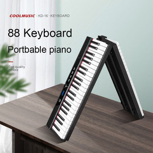 128 nhịp điệu âm sắc chạy bằng pin gấp 88 phím đàn piano kỹ thuật số có trọng lượng - Product Image 6
