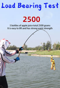 <span class=keywords><strong>Canne</strong></span> à pêche Flex Spin 2.1m2.4m2.7m avec poignée en EVA, <span class=keywords><strong>10</strong></span>-<span class=keywords><strong>30g</strong></span>, dureté moyenne, fibre de carbone et verre pour crevettes, truites, océan, bateau, lac, ruisseau - Product Image 6