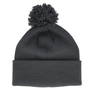 Bonnet en tricot pour adultes, nouvelle collection, fabrication OEM, taille personnalisée, avec pompon, pour la vente en ligne - Product Image 4