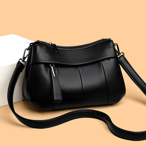Borsa da donna in morbida pelle borsa a tracolla di alta qualità da donna nuova piccola borsa da donna di mezza età - Product Image 1
