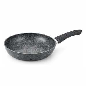 Modern 9-Piece Ceramic Non-Stick Cookware Set Navy Blue Pots <b>Pans</b> Glass <b>Lids</b> Plastic Handles Induction Compatible - Product Image 2