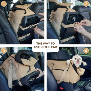 कस्टम लोगो एयरलाइन ने लुभावनी छोटी बिल्लियाँ कुत्ते स्लिंग बैग समायोज्य टोट बैग पोर्टेबल यात्रा लक्जरी पालतू कैरियर बैग - Product Image 5