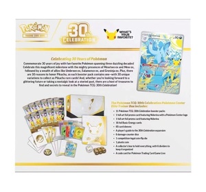 Précommande Pokémon 30ème Anniversaire <span class=keywords><strong>Coffret</strong></span> Entraîneur d'élite Exclusif PC Scellé US avec Carte à Collectionner Nidorina Promotionnelle Estampillée - Product Image 3