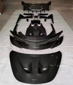 Kit Carrozzeria in Fibra di Carbonio per McLaren 540C 570S 570GT Aggiornato 600LT: Paraurti Anteriore, Alettone Posteriore, Copertura Anteriore, Minigonne Laterali, Paraurti Posteriore, Tubo di Scarico - Product Image 2