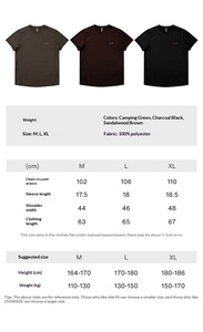 Camiseta Deportiva Unisex de Manga Corta, Transpirable, de Secado Rápido y Alta Elasticidad para Gimnasio y Actividades al Aire Libre, Nueva Llegada 2026 - Product Image 3