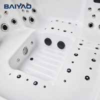 Spa de natation en acrylique au design moderne avec système Balboa pour mobilier de jardin extérieur, vente à prix réduit, piscine idromassaggio pour villas