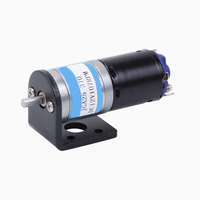 Moteur CC en cuir noir JGA25-370H 6V 12V 24V pour voiture télécommandée, ventilateur d'appareil ménager