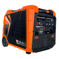 Générateur onduleur silencieux SHRAISE RZ458i 8,5 kW 220 V 50 Hz, refroidi par air, léger, avec bloc-cylindres en alliage OHV et protection contre les surcharges