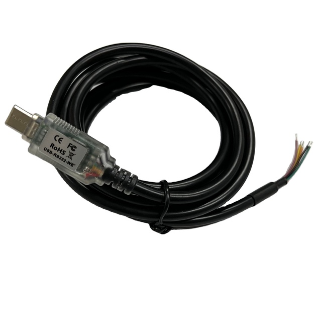 Customizable USB Type-C to RS232 Serial Cable 1.8M for Printers Computers Barcode Scanners