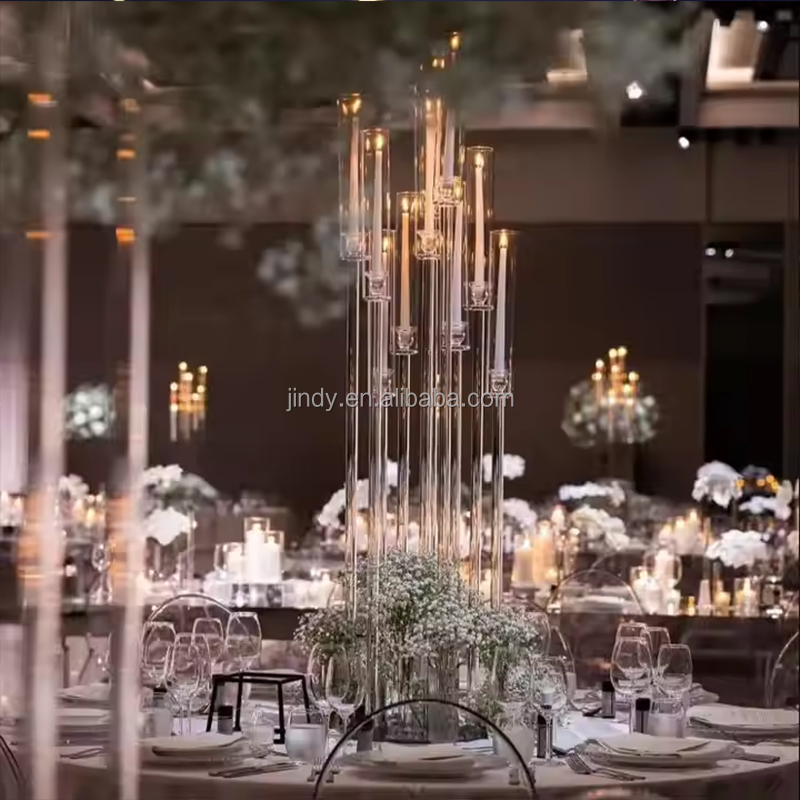 Wholesale Factory Sale Acrylic Candle Holders