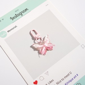 Nouveaux porte-clés papillons féériques transparents d'été, breloques de sac à dos Kawaii, cadeaux mignons pour amies pour femmes et filles - Product Image 4