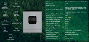 3.6kW 24V ระบบโซลาร์เซลล์ประสิทธิภาพสูงจากจีน สำหรับการจัดเก็บพลังงานกลางแจ้ง พร้อมเอาต์พุต AC ขายดี SI200-24-3.6 SI200-24-3.6 - Product Image 6