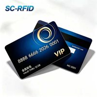 Carte plastique RFID à bande magnétique en PVC pour le contrôle d'accès des immeubles d'appartements et la gestion des points de fidélité client