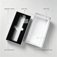 Boîte rigide de luxe personnalisée à fermeture magnétique pour l'emballage de montres haut de gamme, fabricant, vente en gros, boîte en carton, papier, approvisionnement en vrac