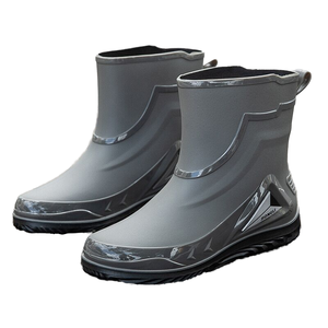OEM Adult PVC Gumboots <strong>Wellington</strong> <strong>Short</strong> Car Wash Rain Boots Waterproof Anti-Slippery Recyclable Rubber for Winter - Product Image 5