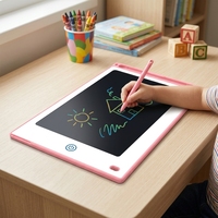 Tablette d'écriture LCD pour enfants, tableau à gribouiller électronique, bloc de dessin réutilisable, tableau de messages pour l'école et cadeau