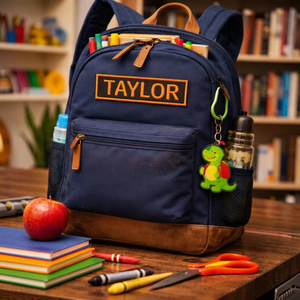 Taylor Embroidered Name <b>Patch</b> for Backpacks Canvas <b>Sew</b>-<b>On</b> Custom Label Personalized Kids School Bag Decoration - Product Image 1