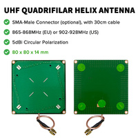 Antenne PCB UHF RFID TH008P 5dBi à circuit imprimé double couche circulaire 80*80*14mm pour la vente au détail intelligente