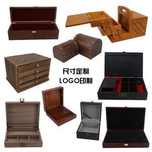 Caoxian wooden <b>box</b> customization, wooden pull-out paulownia wood <b>box</b>, flip-top <b>pine</b> wood <b>box</b>, perfume gift packaging wooden <b>box</b> - Product Image 3