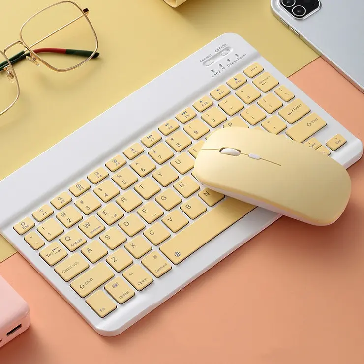 Seenda — mini-souris de clavier portable sans fil, bluetooth 2022, Ultra-fine, longue durée de veille pour iPad, téléphone iphone