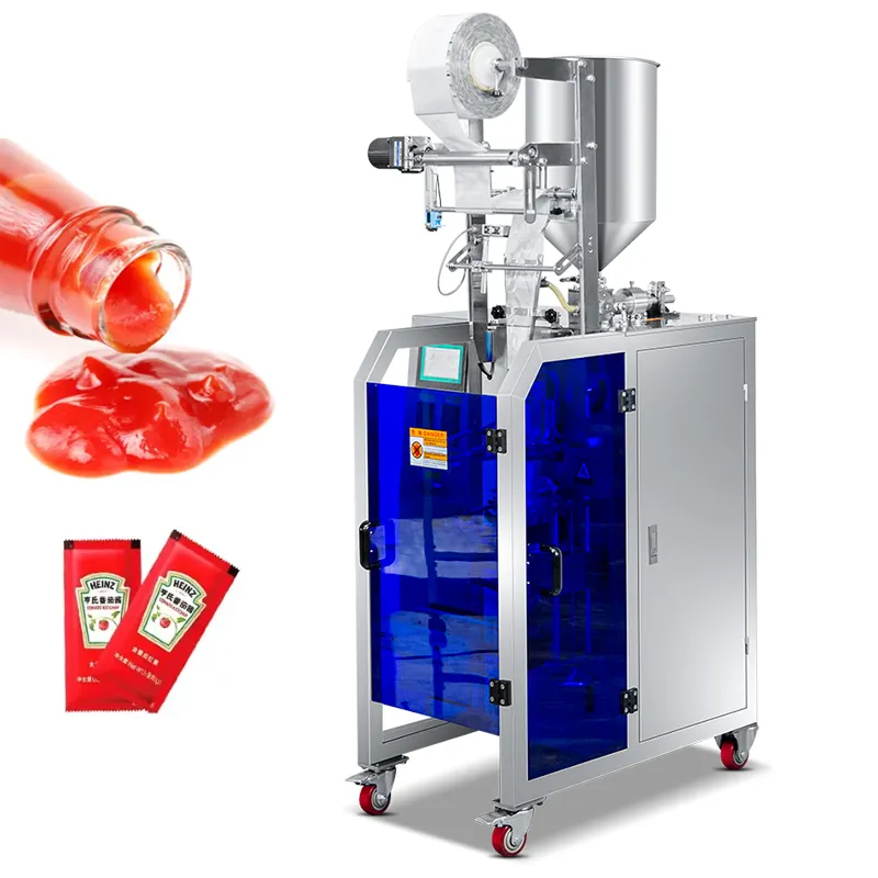 Volautomatische Tomatenpuree Plastic Zak Afdichting Verpakking Waterzak Vullen En Vormen Vloeibare Sachet Verpakkingsmachine