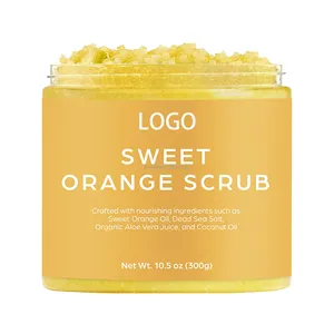 OEM Private label Dead Sea Salt and Sweet Orange Body Scrub