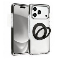 Coque de téléphone carrée magnétique transparente en TPU anti-jaunissement de haute qualité avec protection 360° pour iPhone 18 Pro Max