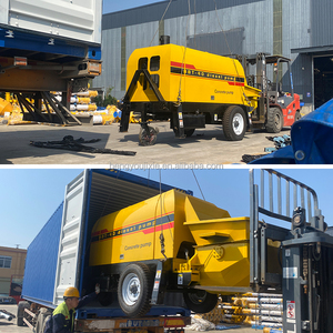 Diesel Concrete Trailer <strong>Pump</strong> With Remote Small Inclined Concrete Delivery <strong>Pump</strong> Price Engineering &amp; Construction <strong>Machinery</strong> - Product Image 3