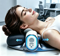 Masseur cervical chauffant dynamique 4D amélioré 2026, coussin de massage multifonction sans fil pour le cou, le haut du dos et les épaules