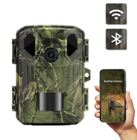 Mini caméra de surveillance de la faune avec connectivité Wi-Fi via application, résolution vidéo 4K 48MP, portée IR 20m/85ft, version compacte à excellent rapport qualité-prix