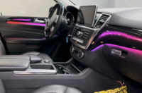 Kit d'éclairage ambiant LED 64 couleurs pour Mercedes GLE GLS GL ML W166 2012-2019 Ensemble complet Décoration intérieure