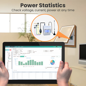 Medidor de Energía Inteligente Trifásico Fineco EM4373-LoRa LoRaWAN RS485, 3*230/400V 100A, Clase de Precisión Superior a 1.0 - Product Image 3