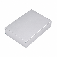 Boîtier plat et fin en aluminium anodisé 120*35*150mm, type coque fendue, pour module d'alimentation LED et instrument