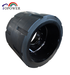 ยางตัน<span class=keywords><strong>แบบ</strong></span>จีน ขนาด 22x16x16 พร้อมลายดอกยาง<span class=keywords><strong>แบบ</strong></span>ยึดเกาะสูง สำหรับรถพ่วงพื้นเรียบสำหรับงานหนักและรถลาก - Product Image 1