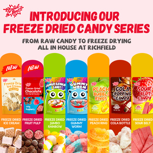 무료 샘플 바삭한 동결 건조 캔디, 여러가지 과일 맛의 멀티컬러 동결 건조 캔디 - Product Image 3