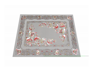 <span class=keywords><strong>Toile</strong></span> <span class=keywords><strong>cirée</strong></span> gaufrée imperméable de luxe en gros Rouleaux de nappe en PVC doré pour la <span class=keywords><strong>cuisine</strong></span> - Product Image 2