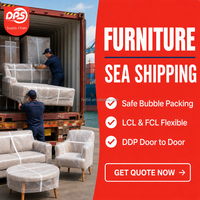 Meubles surdimensionnés LCL Chine vers Canada DDP Porte à Porte Matelas Lit Armoire Emballage Plat Service Express Transitaire