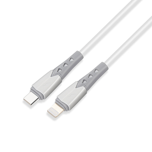 1m USB C cho IOS Cáp Silicone nhanh chóng sạc dữ liệu Sync MFI chứng nhận linh hoạt rối miễn phí dây sạc cho iPhone - Product Image 1