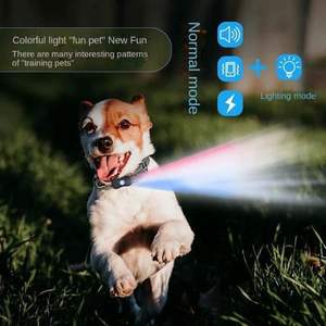 Collar de Adiestramiento para Perros con Control Remoto, Ecológico, de Plástico, Resistente al Agua IP67, Recargable, con Más de 20 Horas de Duración de la Batería, Luz LED y Sonido - Product Image 4