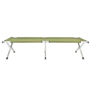 Chaise Lounge Outdoor Portable Folding Camping Bed Cot With Storage Oversized Sturdy Big Strong to <b>Holds</b> up 375 Lbs - Product Image 2